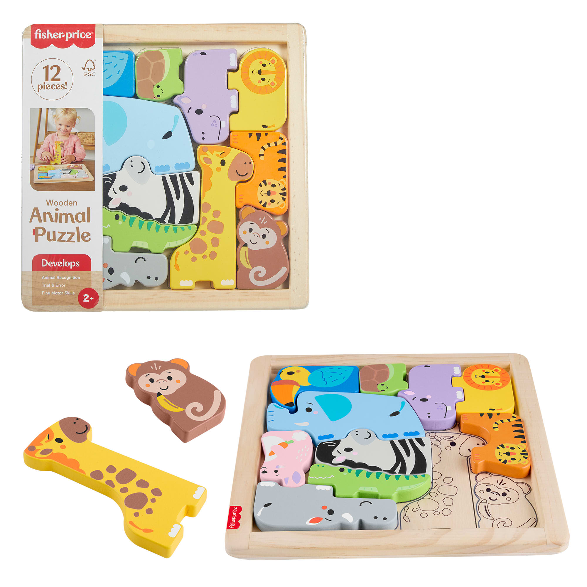fisher price Fisher-Price? Puzzle Animaux en Bois