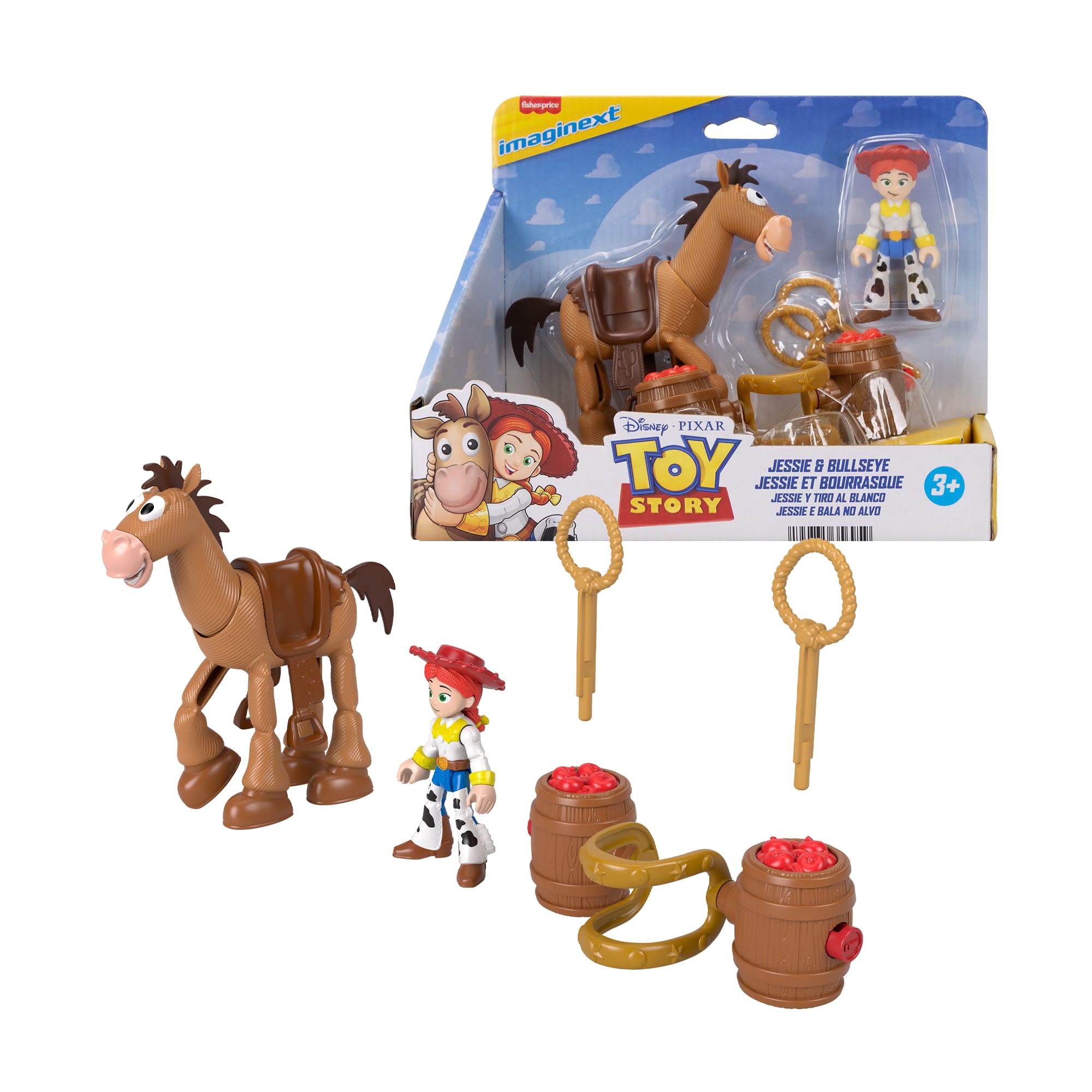 fisher price Imaginext Project Target Figura de A??o Imaginext Toy Story Pack com Jessie e Bala?no?Alvo