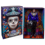 fisher price 2023 D??a De Muertos Ken Doll Wearing Blue Jacket And Black Hat, Barbie Signature Collectible