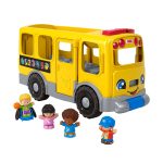 fisher price Fisher-Price Little People Big Yellow School Bus, Musical Pull Toy