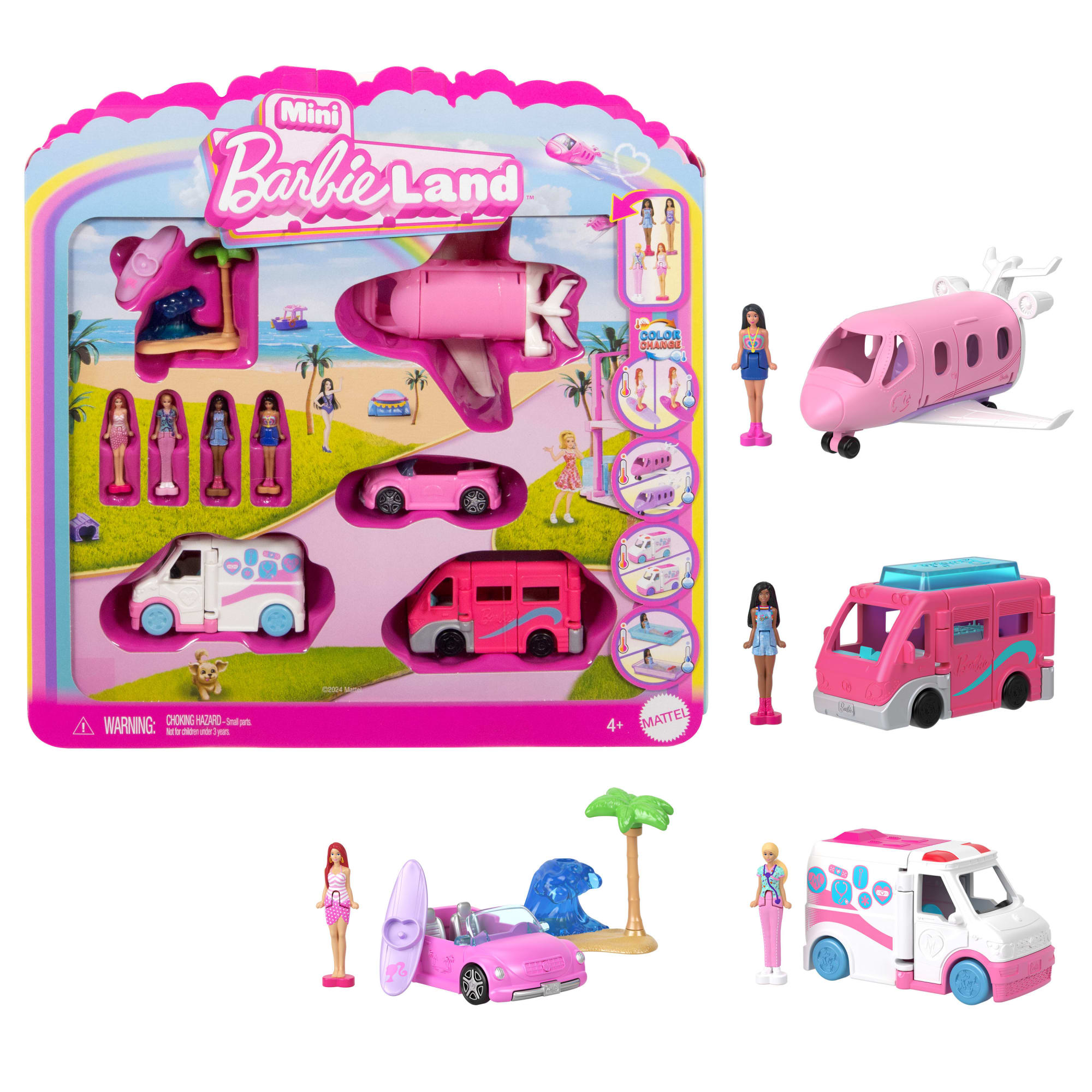 fisher price Barbie Mini BarbieLand Veh??culo para Mu?ecas Paquete de Veh??culos