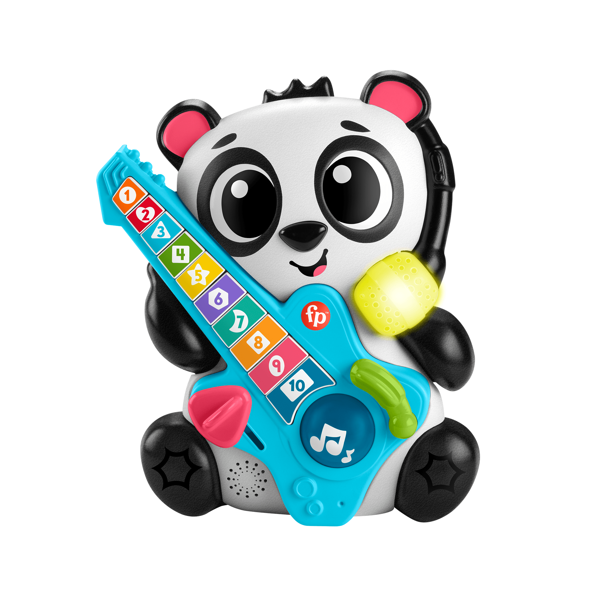 fisher price Fisher-Price Link Squad Jam & Count Panda Baby Learning Toy With Music & Lights