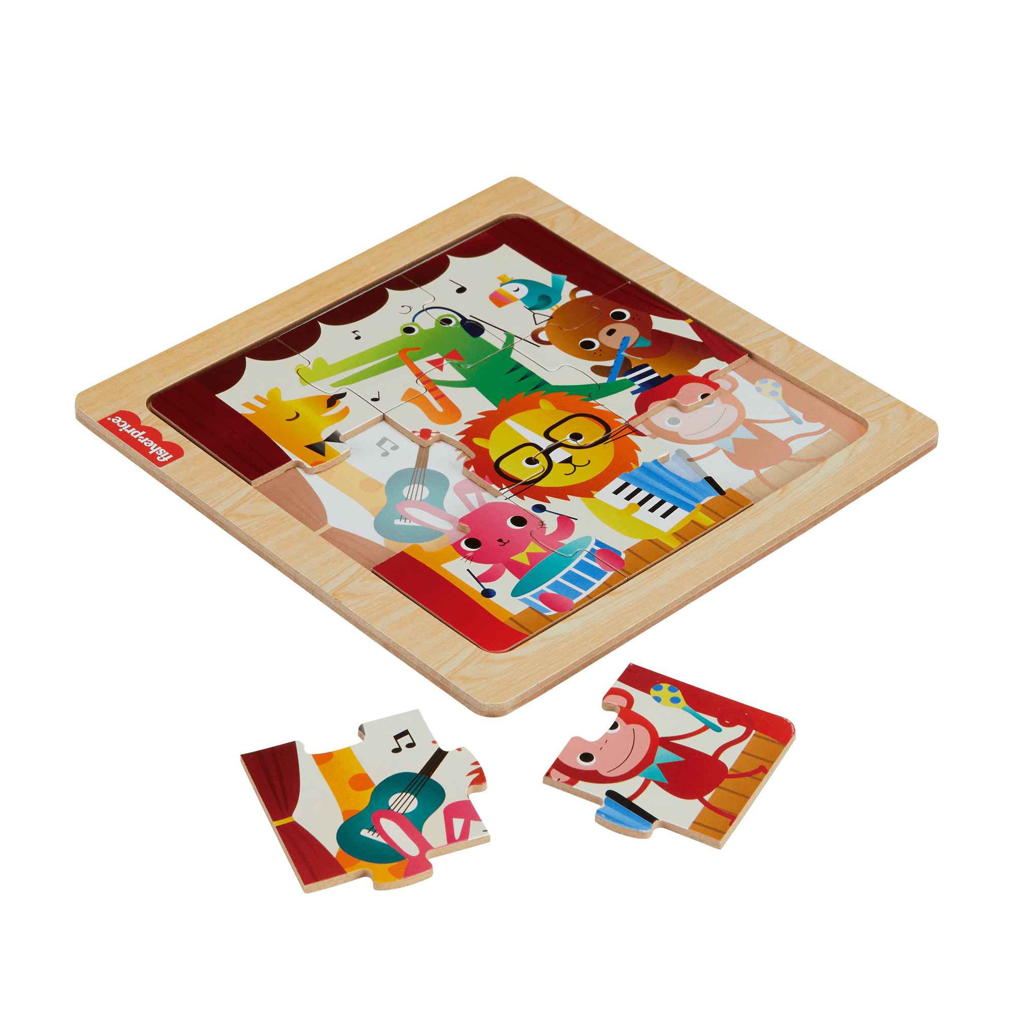 fisher price Fisher-Price Juguete para Beb??s Rompecabezas Banda Musical de Madera