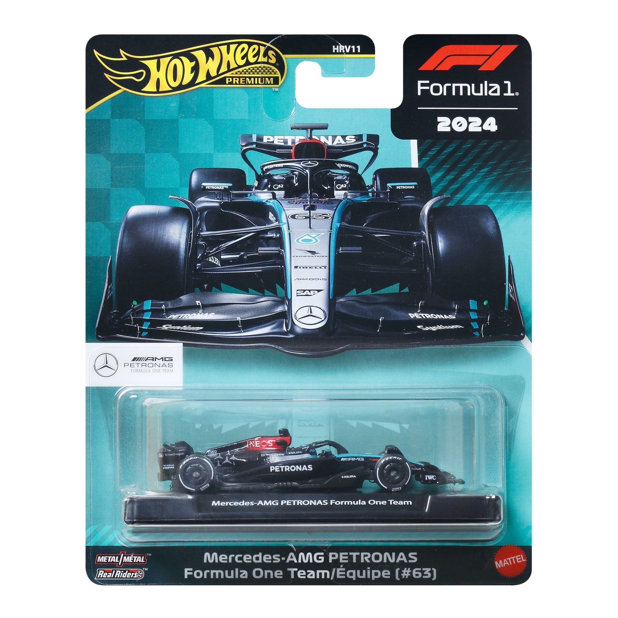 fisher price Hot Wheels Collector Veh??culo de Juguete Hot Wheels Collector Equipo Mercedes-AMG PETRONAS Formula 1 George Russell