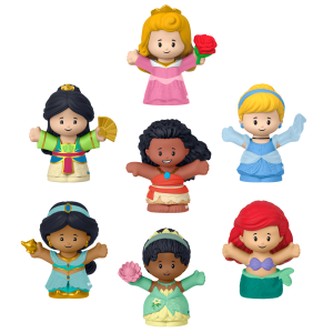 fisher price Fisher-Price Little People Disney Princess Toys, 7-Figure Pack For Toddlers And Preschool Kids