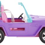 fisher price Barbie Doll All-Terain Purple Jeep | Mattel