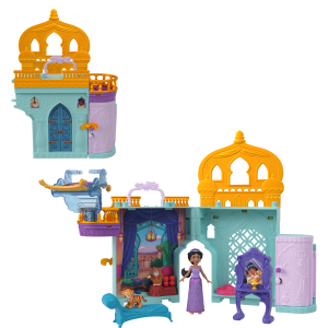 fisher price Disney Princess Jasmine Stacking Castle Doll House With Small Doll, Inspired By Disney Movie Aladdin