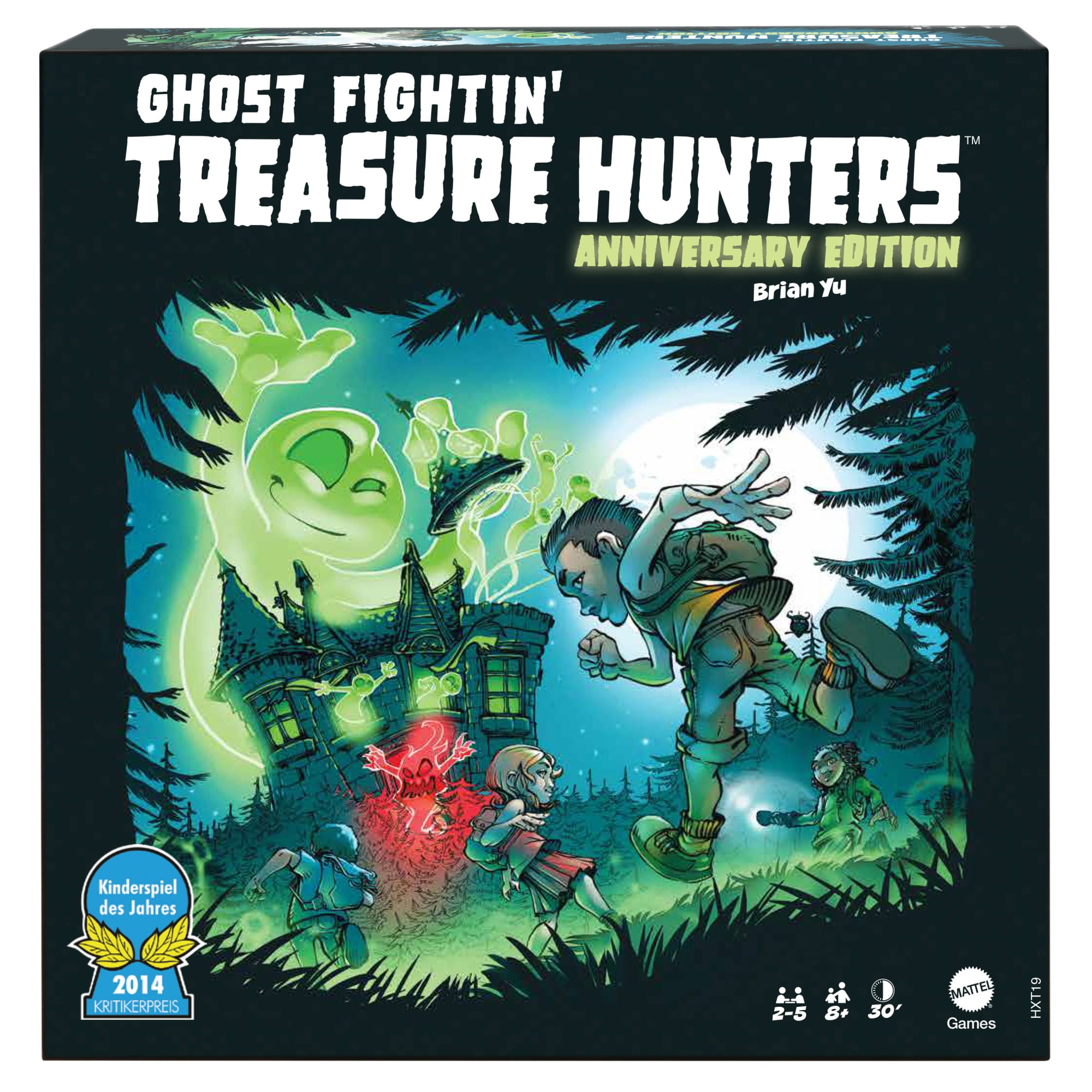 fisher price Ghost Fightin?? Treasure Hunters Anniversary Edition Board Game, Cooperative Family Game With 2 Ways To Play For 2-5 Players