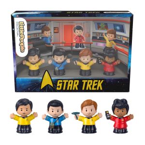 fisher price Little People Collector Star Trek Special Edition Set For Fans, 4 Figures in Gift Package