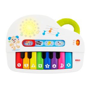 fisher price Fisher-Price Laugh & Learn Silly Sounds Light-Up Piano Interactive Toy For Baby & Toddler