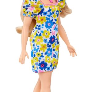 fisher price Barbie Fashionistas Doll #208, Barbie Doll With Down Syndrome Wearing Floral Dress
