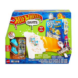 fisher price Hot Wheels Skate Tony Hawk Cereal Skate Bowl Fingerboard Set With 1 Exclusive Board & Pair Of Skate Shoes