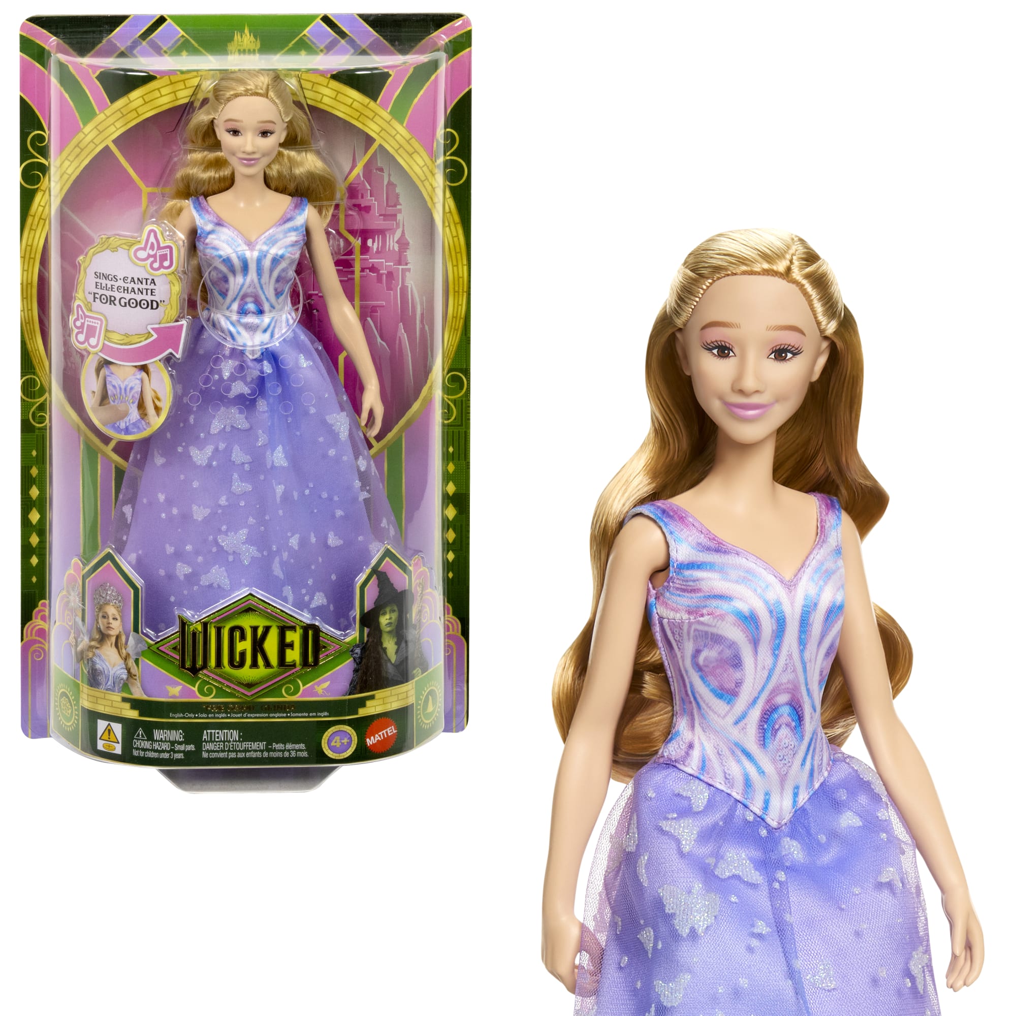 fisher price Universal Pictures?? Wicked: For Good Singing Glinda Doll, Movie-inspired Outfit, Sings ??For Good??