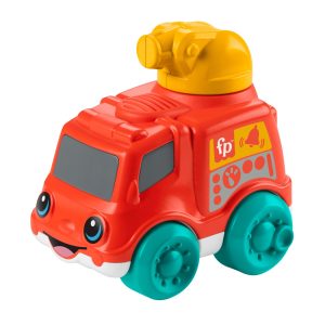 fisher price Fisher-Price Chime & Ride Fire Truck Push-Along Toy Vehicle For infants With Fine Motor Activities