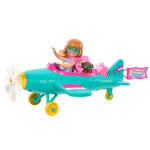 fisher price Barbie Chelsea Can Be?? Plane Doll & Playset, 2-Seater Aircraft With Spinning Propellor & 7 Accessories