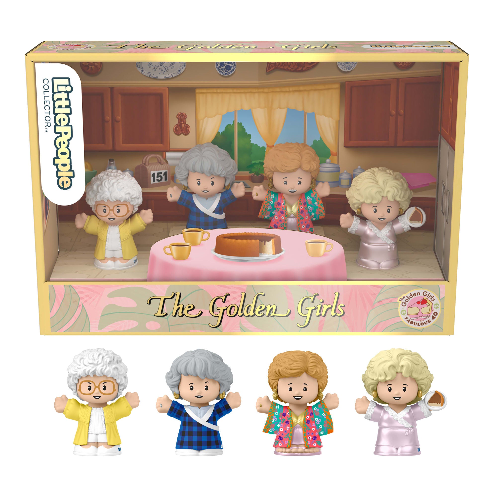 fisher price Little People Collector  The Golden Girls: Late Night Cheesecake